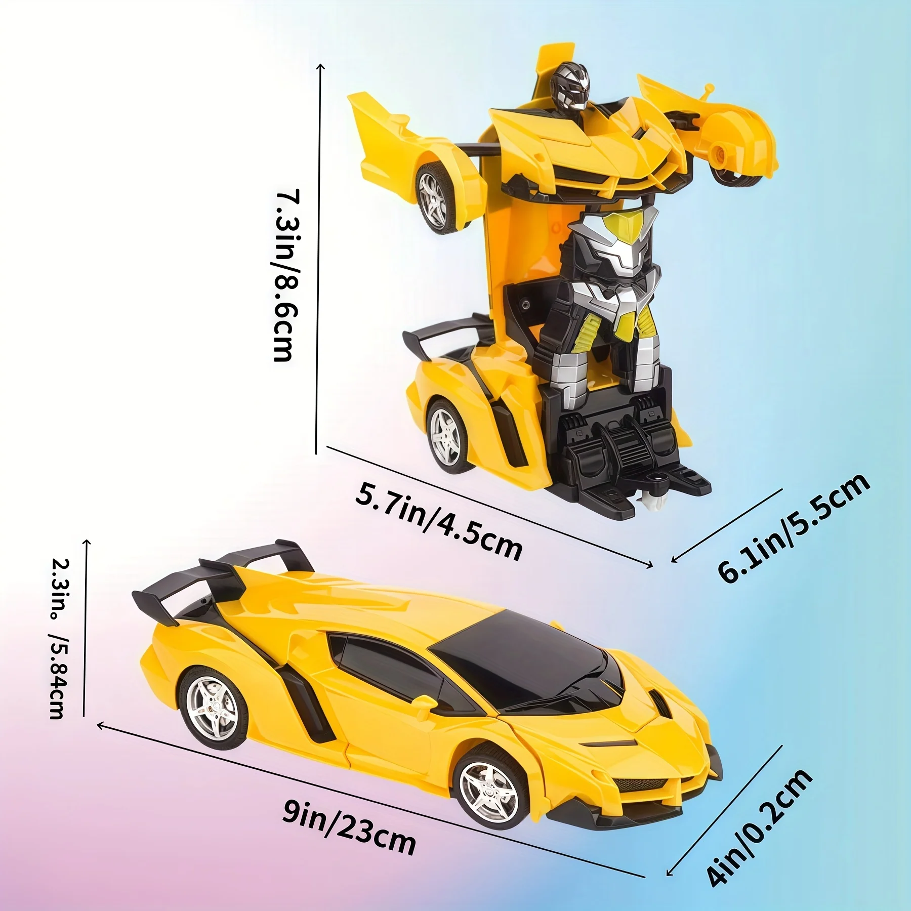 2-In-1 Rc Car Robot, Remote Control Transforming Toy Vehicle, Deformation Racing Car Model, Automatic Conversion Kids Boys Gifts 2-In-1 Rc Car Robot, Remote Control Transforming Toy Vehicle, Deformation Racing Car Model, Automatic Conversion Kids Boys Gifts - Image 6