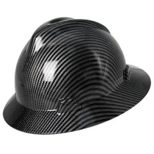 Carbon Fiber Full Brim Safety Helmets Construction Engineer Work Cap Lightweight High Strength Railway ABS Protective Work Cap