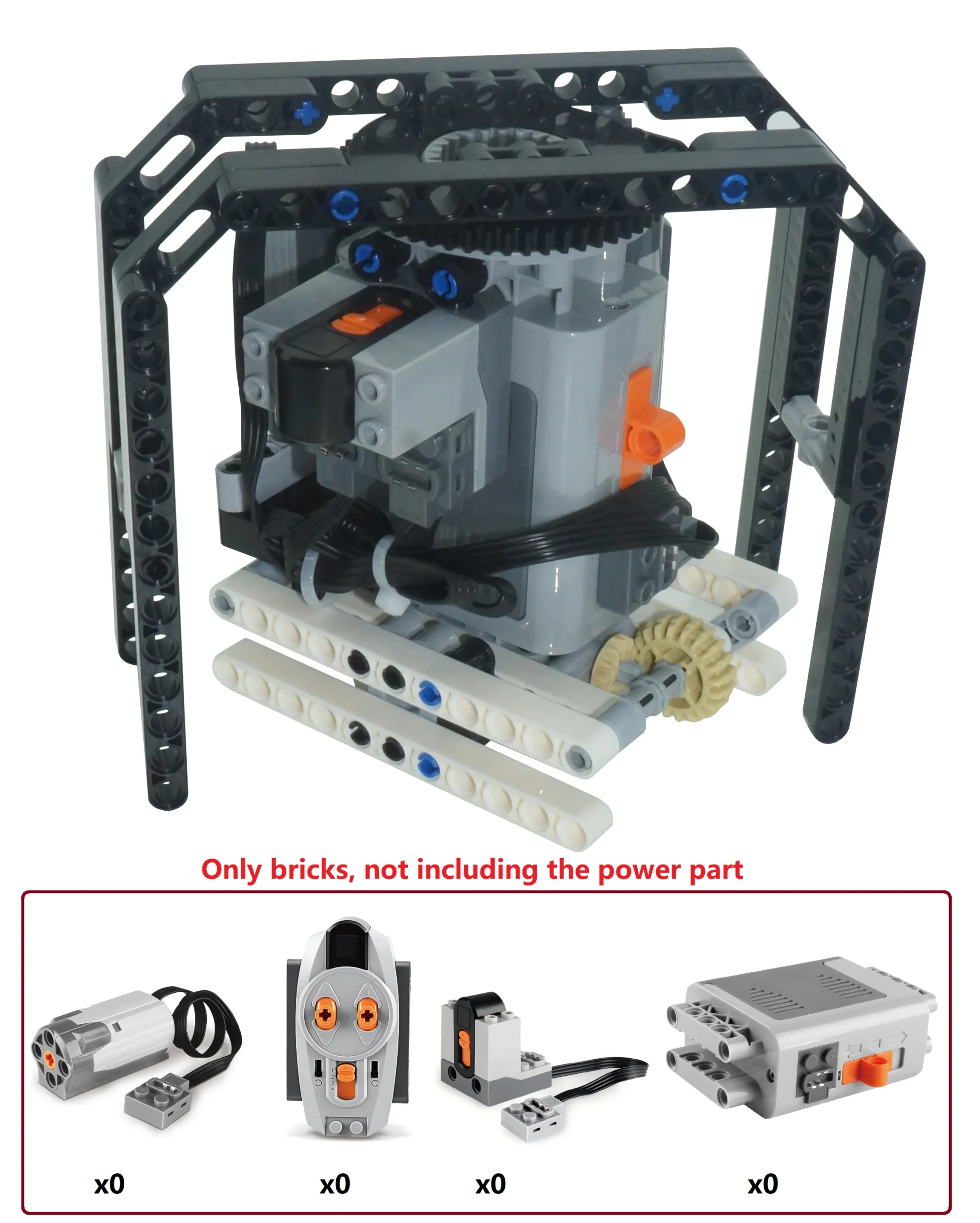 Technische Elektrische Moc-Bausteine, Laufender Roboter, Rc-Omnidirektional-Robotermodell, Diy-Bausteine, Kinderspielzeug Technische Elektrische Moc-Bausteine, Laufender Roboter, Rc-Omnidirektional-Robotermodell, Diy-Bausteine, Kinderspielzeug - Image 8