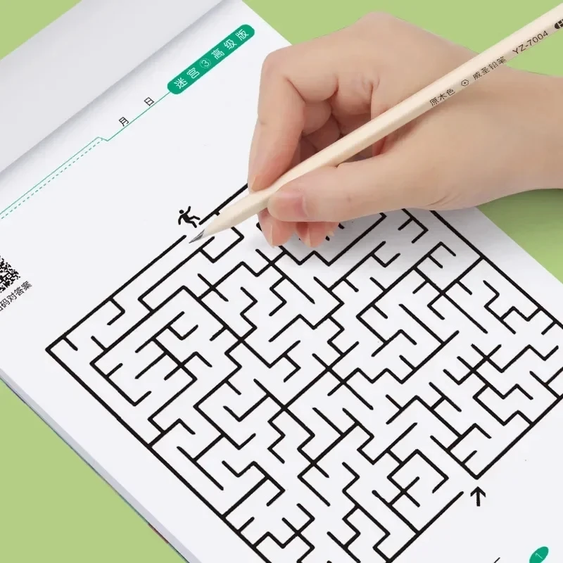 Kinder-Labyrinth-Spielbuch, Konzentrationstrainingsbuch Für Schüler, Intellektuelle Entwicklung, Lehrreiches Frühes Lernspielzeug, Kindergeschenke Kinder-Labyrinth-Spielbuch, Konzentrationstrainingsbuch Für Schüler, Intellektuelle Entwicklung, Lehrreiches Frühes Lernspielzeug, Kindergeschenke – Bild 5