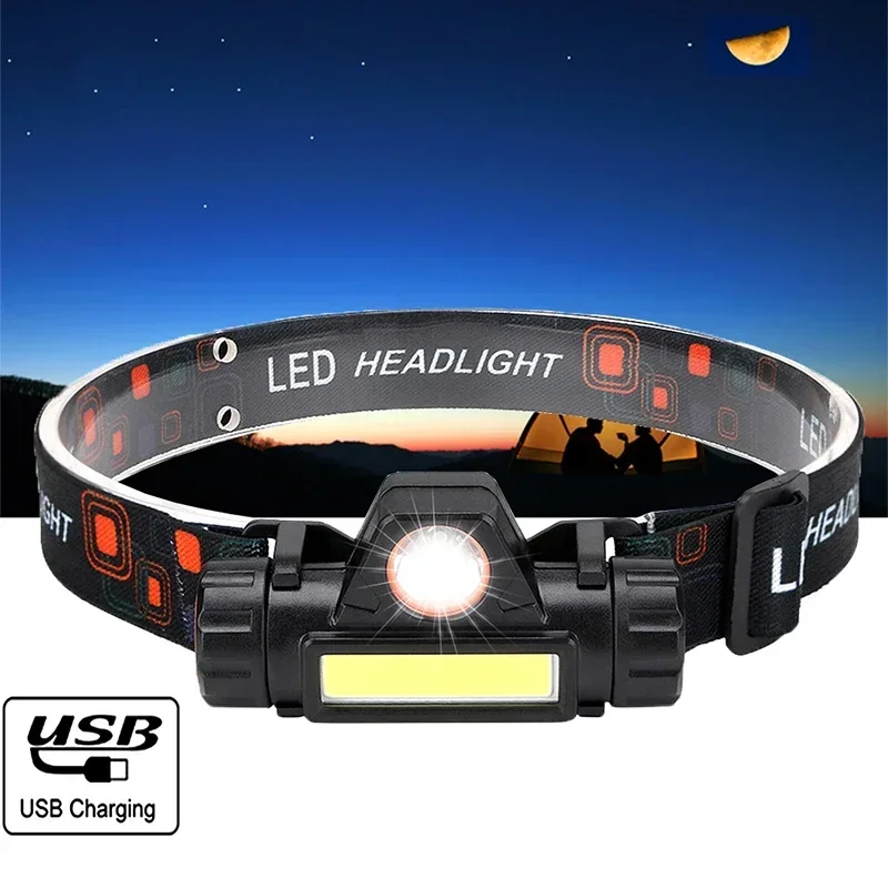 Wiederaufladbare Angeln Led Scheinwerfer Camping Scheinwerfer Xpe Cob Arbeit Licht 2 Beleuchtung Modi Mit Schwanz Magnet Abnehmbare Wiederaufladbare Angeln Led Scheinwerfer Camping Scheinwerfer Xpe Cob Arbeit Licht 2 Beleuchtung Modi Mit Schwanz Magnet Abnehmbare - Image 2