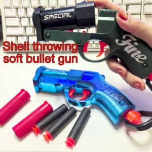 Mini S686 Hülsenauswerfende Softbullet-Spielzeugpistole Airsoft Schaumstoffkugel-Blaster Outdoor-Spiel Kinderpistole Kinderspielzeug Geschenk