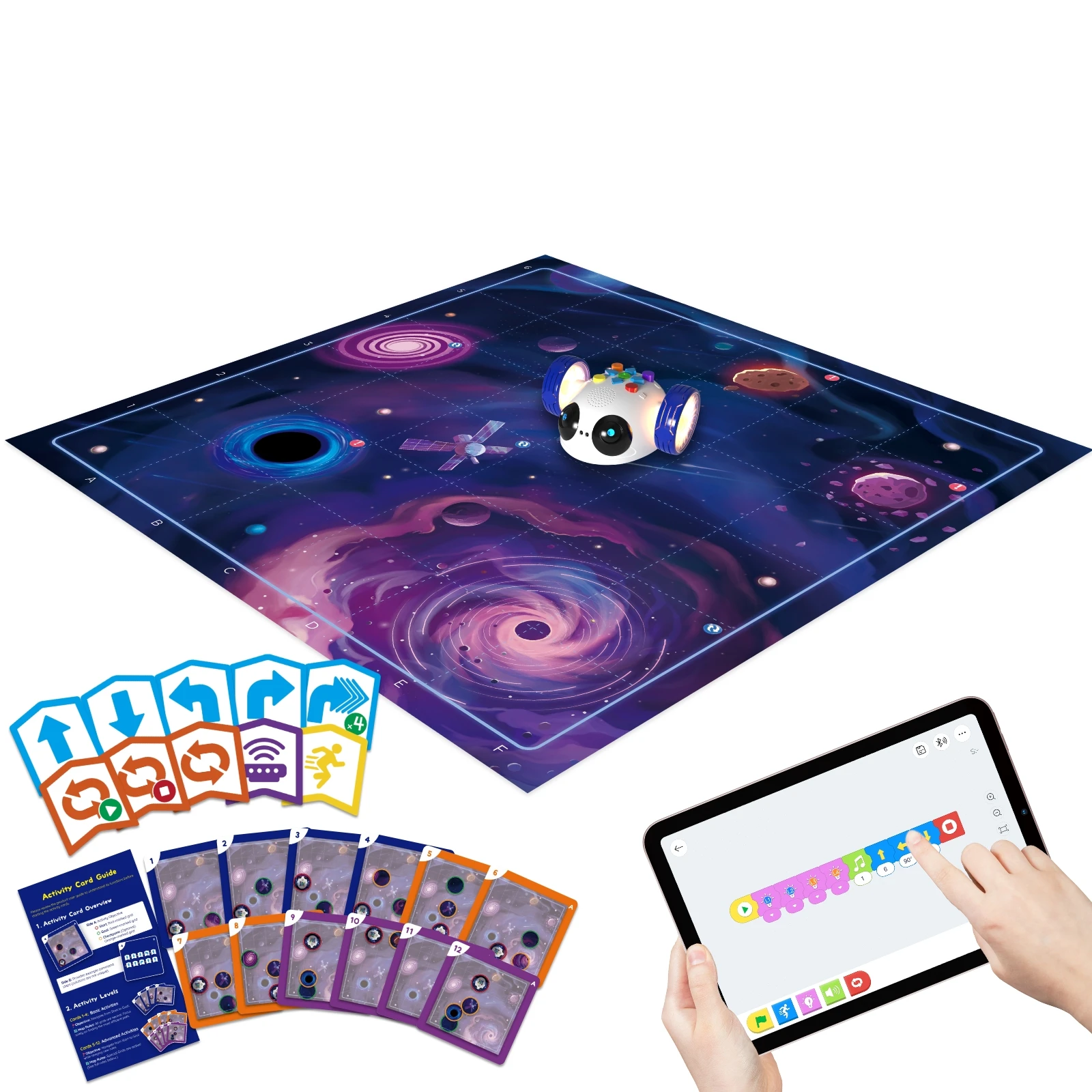 Apitor Mini-Roboter-Räder Mit Dual-Codierung, App-Fernbedienung, Lernspielzeug Für Kinder Ab 5 Jahren, Mint-Lerngeschenk Für Kinder Und Kleinkinder Apitor Mini-Roboter-Räder Mit Dual-Codierung, App-Fernbedienung, Lernspielzeug Für Kinder Ab 5 Jahren, Mint-Lerngeschenk Für Kinder Und Kleinkinder - Image 6