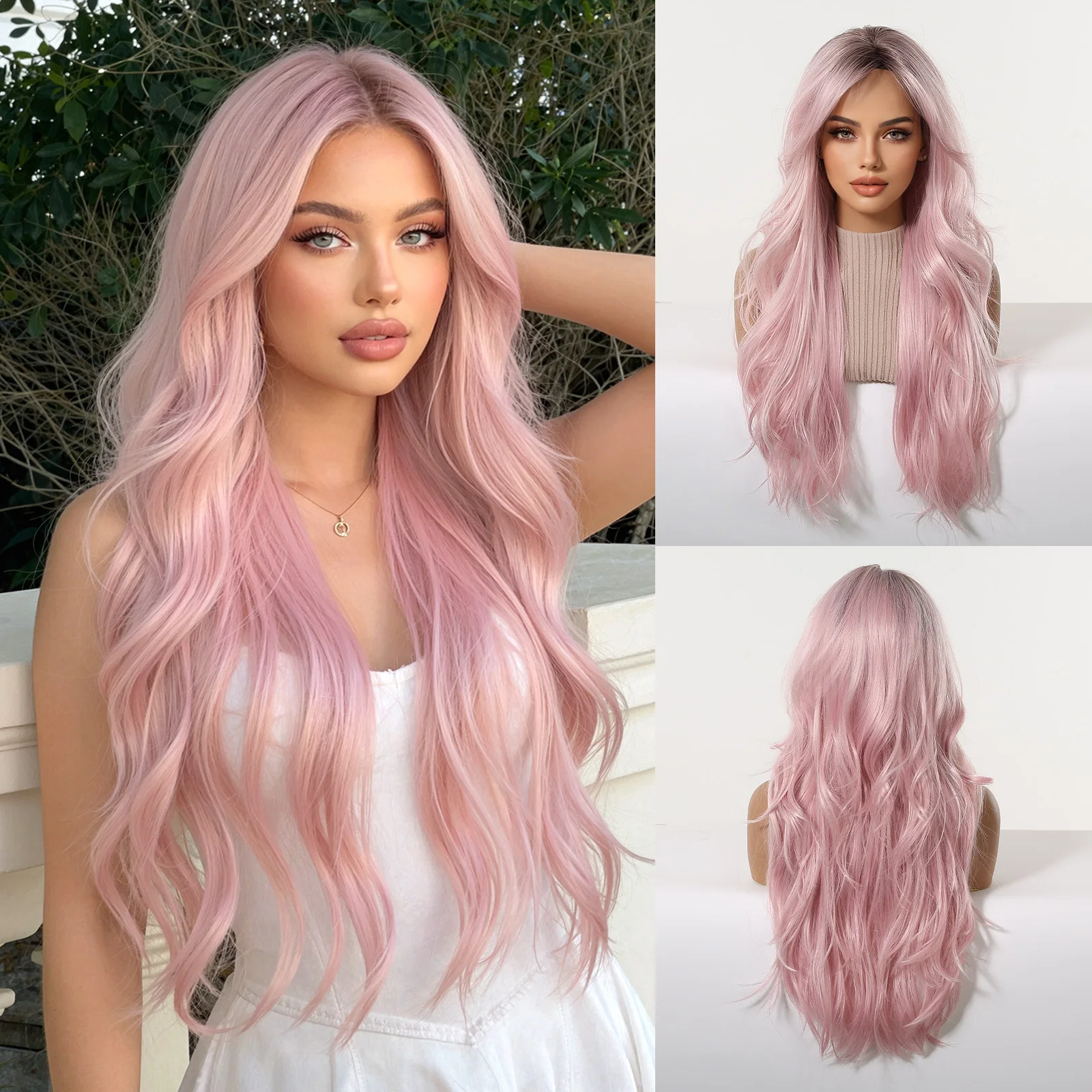 Allbell Magique Blue Hair Wig With Bangs Long Wavy Synthetic Wig Baby Blue Curly Wig For Women Daily Party Use Heat Resistant Allbell Magique Blue Hair Wig With Bangs Long Wavy Synthetic Wig Baby Blue Curly Wig For Women Daily Party Use Heat Resistant - Image 14