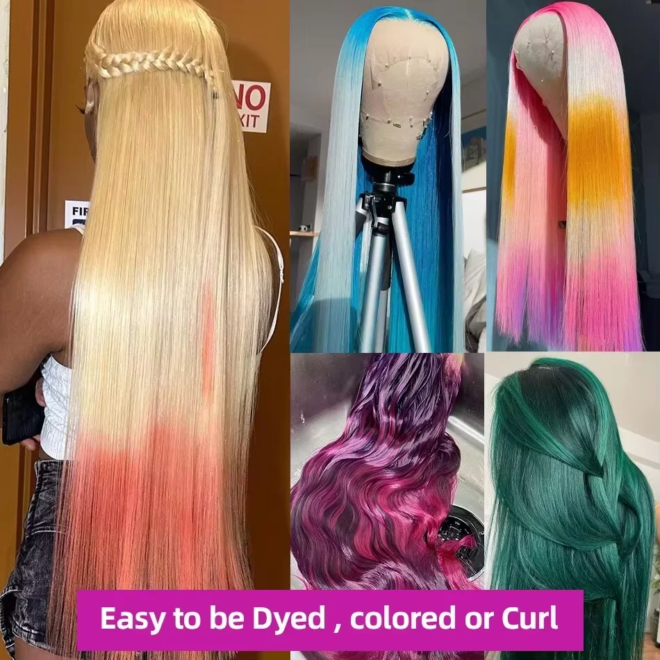 30 38 Inch Straight Blonde Wig Human Hair 13X4 13X6 Hd Blonde Lace Frontal 613 Color Brazilian Pre Plucked Wigs For Women 200% 30 38 Inch Straight Blonde Wig Human Hair 13X4 13X6 Hd Blonde Lace Frontal 613 Color Brazilian Pre Plucked Wigs For Women 200% - Image 5
