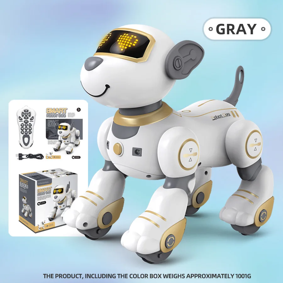 Intelligenter Roboterhund: Sprachsteuerung, Programmierbare Stunts, Berührungserkennung, Musik &Amp; Tanz, Geschenk Für Jungen Und Kinder Intelligenter Roboterhund: Sprachsteuerung, Programmierbare Stunts, Berührungserkennung, Musik &Amp; Tanz, Geschenk Für Jungen Und Kinder - Image 7