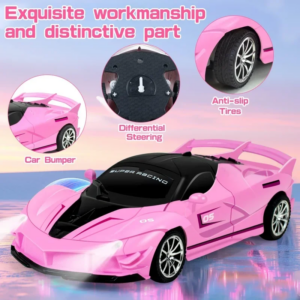 Ferngesteuertes Auto zum Aufladen, Spielzeugauto für Jungen und Mädchen, Rennsport-Hobby, elektrisches Sportspielzeug, Modellauto, Geburtstagsgeschenk, Spielzeugauto
