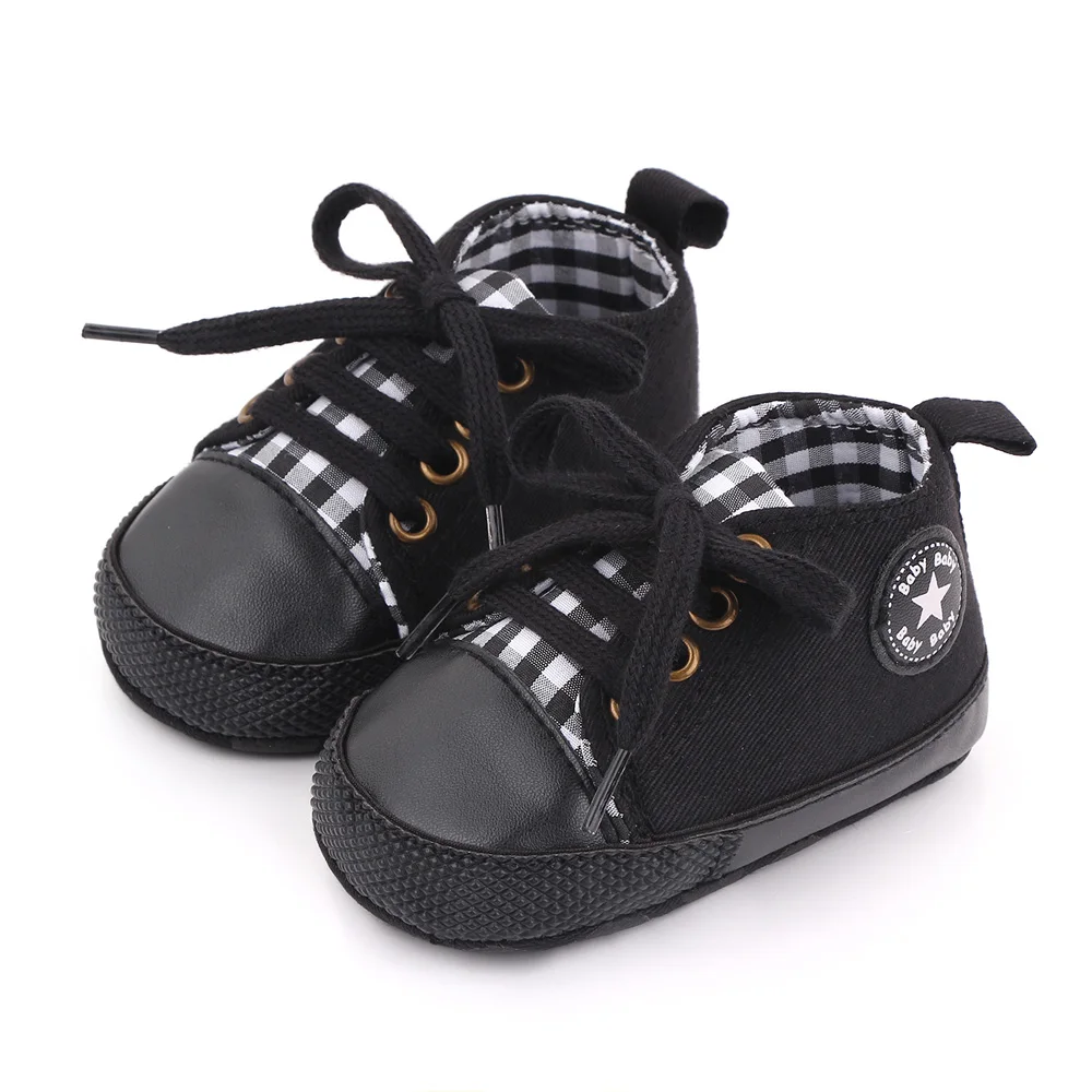 New Baby Shoes Boys Girls Classic Canvas Casual Sneakers Spring Newborn First Walker Toddler Soft Sole Non-Slip Walking Shoes - Image 13