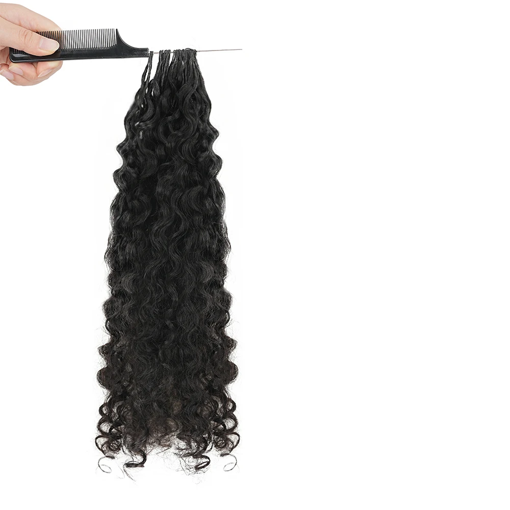 5 Pack Burmese Curly Crochet Hair Knotless Feather Pre-Separated Crochet Braids Light Weight Reusable Brazilian Hair Extension 5 Pack Burmese Curly Crochet Hair Knotless Feather Pre-Separated Crochet Braids Light Weight Reusable Brazilian Hair Extension - Image 4