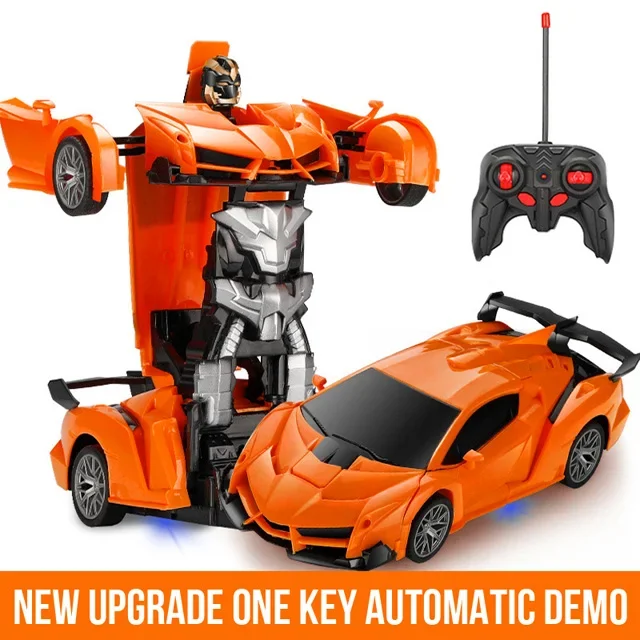 2-In-1 Rc Car Robot, Remote Control Transforming Toy Vehicle, Deformation Racing Car Model, Automatic Conversion Kids Boys Gifts 2-In-1 Rc Car Robot, Remote Control Transforming Toy Vehicle, Deformation Racing Car Model, Automatic Conversion Kids Boys Gifts - Image 8