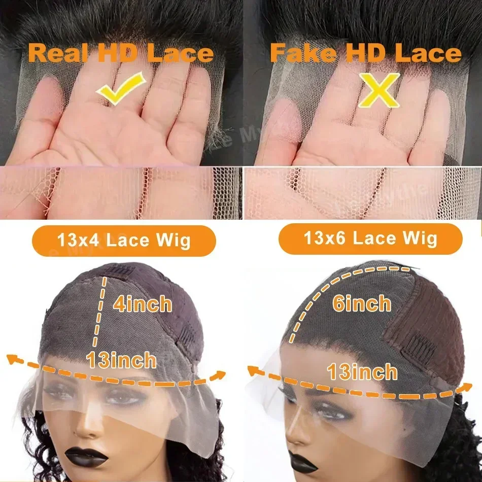 250 Dichte 100% Echthaar 13X4 13X6 Lace Frontal Perücken Body Wave Hd 5X5 Kleberlose Frontperücke Schwarz Locker 40 Zoll Verschluss Sofort Tragbar 250 Dichte 100% Echthaar 13X4 13X6 Lace Frontal Perücken Body Wave Hd 5X5 Kleberlose Frontperücke Schwarz Locker 40 Zoll Verschluss Sofort Tragbar - Image 6