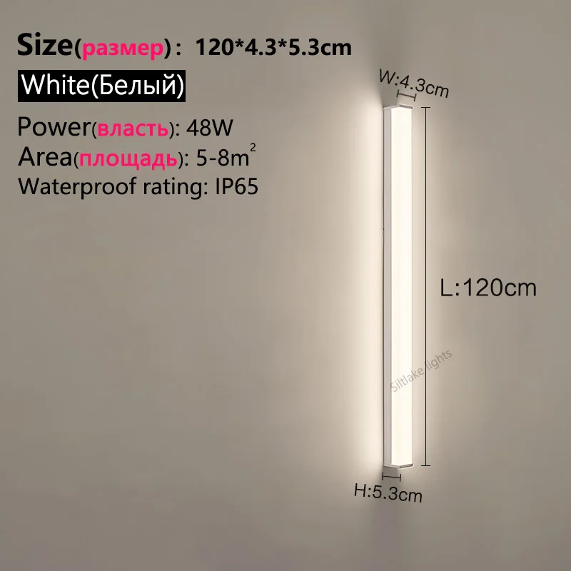 Led-Außenwandleuchte, Modern, Wasserdicht, Ip65, Villa, Veranda, Garten, Terrasse, Exterio, Wandleuchte, Regenfest, Vor Der Garagentorlampe Led-Außenwandleuchte, Modern, Wasserdicht, Ip65, Villa, Veranda, Garten, Terrasse, Exterio, Wandleuchte, Regenfest, Vor Der Garagentorlampe - Image 13