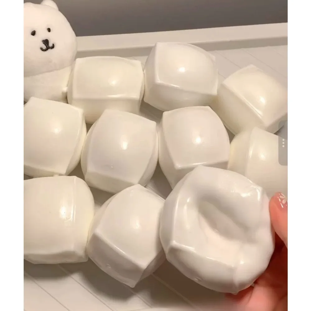 Trendiges Tofu-Block-Knautschspielzeug, Knuspriger Sound, Langsam Aufsteigend, Stressabbau-Fidget-Spielzeug, Ideales Geschenk Für Freunde Jeden Alters Trendiges Tofu-Block-Knautschspielzeug, Knuspriger Sound, Langsam Aufsteigend, Stressabbau-Fidget-Spielzeug, Ideales Geschenk Für Freunde Jeden Alters - Image 4