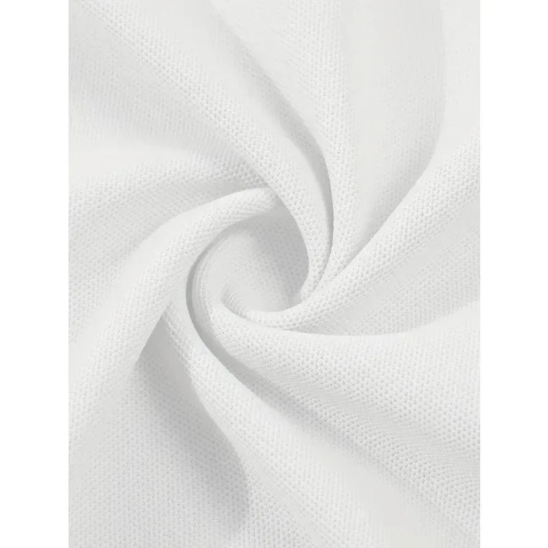 Poloshirt Aus Baumwolle, Einfarbig, Atmungsaktiv, Für Damen Und Herren Poloshirt Aus Baumwolle, Einfarbig, Atmungsaktiv, Für Damen Und Herren - Image 6
