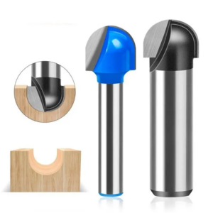 Rundbodiger Fräser, halbkreisförmiger Schlitzfräser, nicht splitternd, sauberer Schnitt für Holzbearbeitung, DIY, Dekor, Formenbau