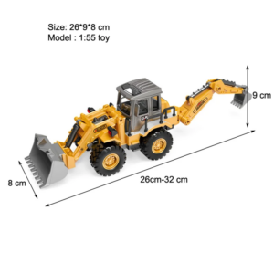 Turmkran Spielzeug Modell Druckguss Bagger Traktor LKW Auto Bulldozer Großhandel Junge Geschenk Bagger Fahrzeug Legierung Kunststoff Bildung