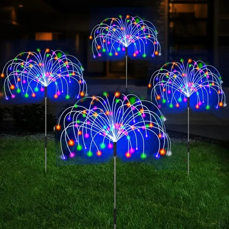 Solar Feuerwerk Lichter Im Freien Ip65 Wasserdicht Solar 8 Beleuchtungs Modi Lichterkette Licht Weihnachts Beleuchtung Garten Dekoration Solar Feuerwerk Lichter Im Freien Ip65 Wasserdicht Solar 8 Beleuchtungs Modi Lichterkette Licht Weihnachts Beleuchtung Garten Dekoration - Image 7