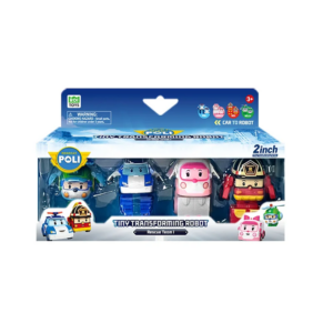 Tiny Transforming Broomstown Rescue Set(Poli/Roy/Amber/Helly)