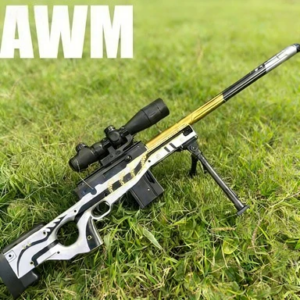 Manual Launchable Toy Gun Gel Ball Shooter Artificial Sniper Model for Boys Game Toy