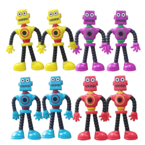 Wire Robot Fidget Toy Twistable Poseable Bendable Creative Funny Unique Novelty Stress Relief Desktop Decor Home Office Gag Gift