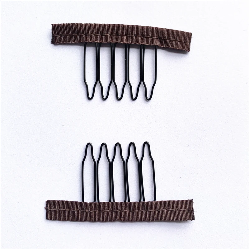 50Pcs Steel Wig Combs And Clips 4/5/6/7 Teeth Wig Comb With Cloth For Making Wig Caps Wig Secure Combs 50Pcs Steel Wig Combs And Clips 4/5/6/7 Teeth Wig Comb With Cloth For Making Wig Caps Wig Secure Combs - Image 13