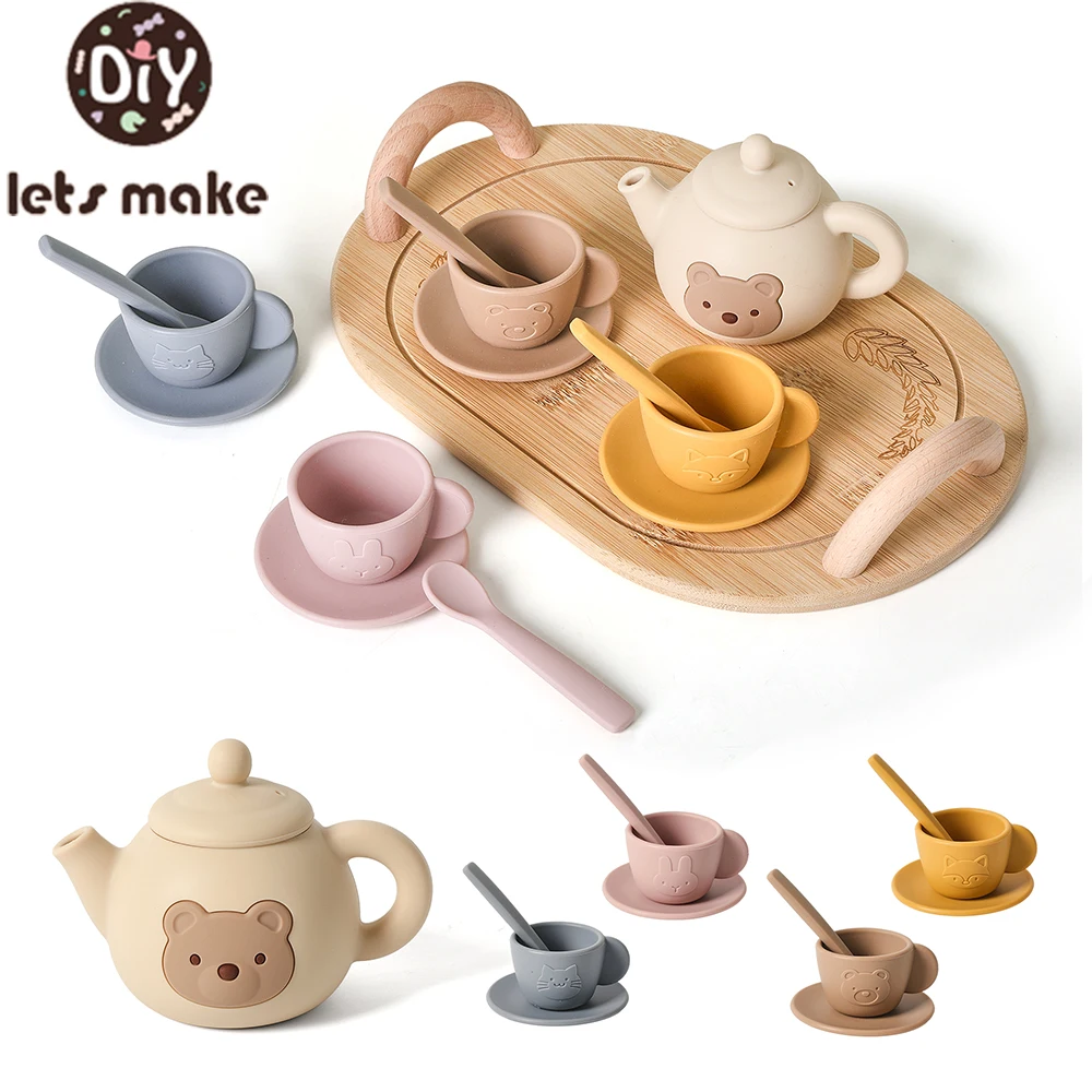 Kids Play House Toys Wooden Tea Set Pretend Make Tea Play With Teapot Teacup Afternoon Snack Role Playing Toys Boys Girls Gift Kids Play House Toys Wooden Tea Set Pretend Make Tea Play With Teapot Teacup Afternoon Snack Role Playing Toys Boys Girls Gift