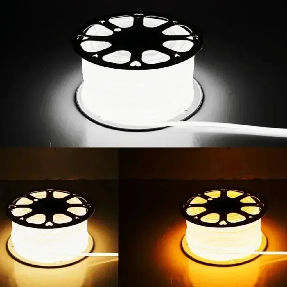 Cob-Led-Streifen, 220 V, Schalter/Dimmbar, Eu-Stecker, 288 Leds/M, 3000 K, 6000 K, Ra90, Outdoor-Garten-Fob-Led-Band, Schlafzimmer- Und Küchenbeleuchtung Cob-Led-Streifen, 220 V, Schalter/Dimmbar, Eu-Stecker, 288 Leds/M, 3000 K, 6000 K, Ra90, Outdoor-Garten-Fob-Led-Band, Schlafzimmer- Und Küchenbeleuchtung - Image 2