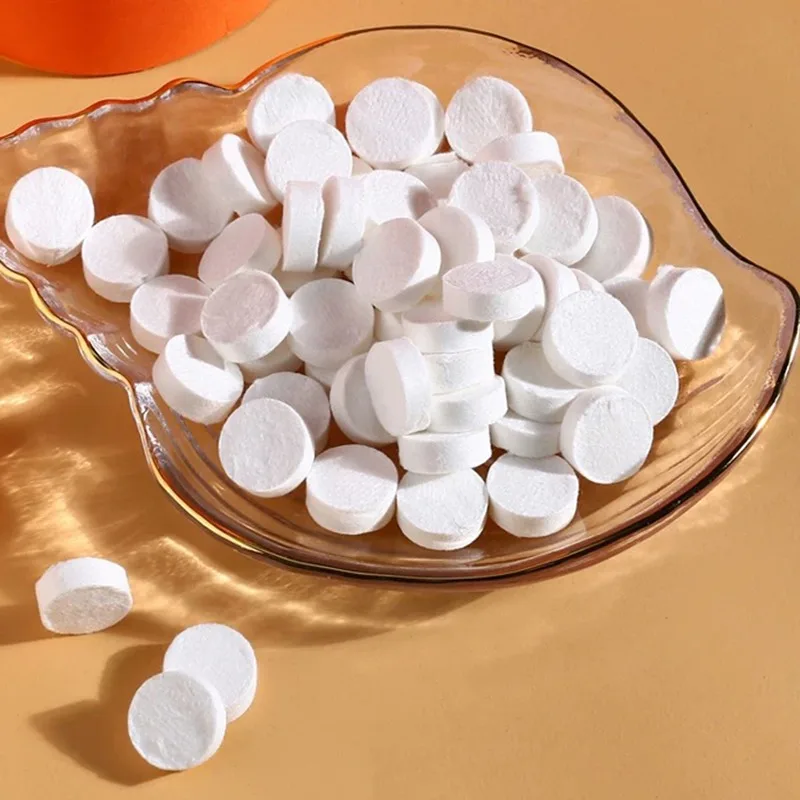 100Pcs Compressed Towel Soft Disposable Coin Tissue Portable Mini Compressed Towel Absorbent Travel Bbq Outdoor Camping 100Pcs Compressed Towel Soft Disposable Coin Tissue Portable Mini Compressed Towel Absorbent Travel Bbq Outdoor Camping - Image 5