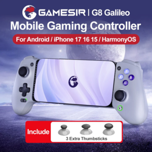 GameSir G8 Galileo Gamepad für Android iPhone 17/16 Handy-Controller mit Hall-Effekt-Sticks, analogen Triggern und großem Handgriffdesign