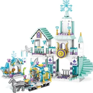 DIY Mädchen Burgen Haus Wagen Bausteine Kits Ziegel Klassische Modell Kinder Spielzeug Für Kinder Geschenk