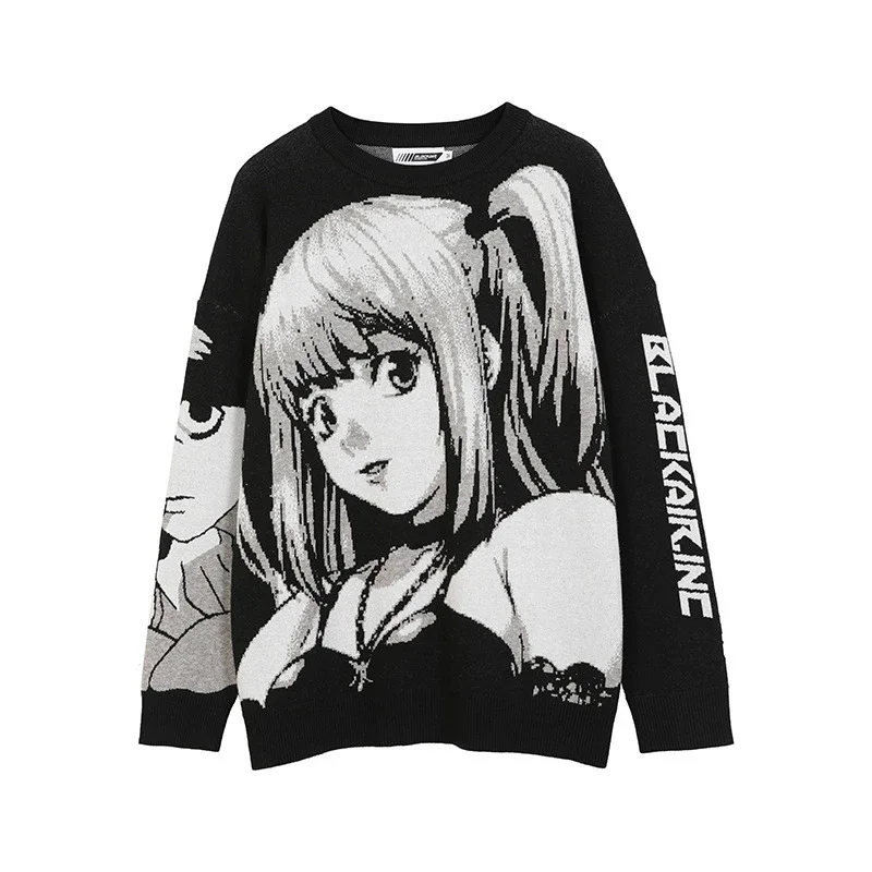 Frauen Hip Hop Streetwear Harajuku Pullover Vintage Japanischen Stil Anime Mädchen Gestrickte 2023 Baumwolle Pullover Pullover Weibliche Kleidung Frauen Hip Hop Streetwear Harajuku Pullover Vintage Japanischen Stil Anime Mädchen Gestrickte 2023 Baumwolle Pullover Pullover Weibliche Kleidung – Bild 2