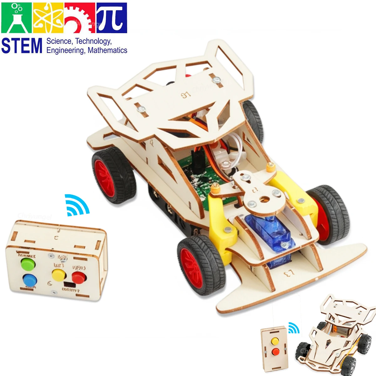 Diy Holz Fernbedienung Auto Mini Allradantrieb Rennwagen Wissenschaft Experiment Kits Stem Lernspielzeug Für Teenager Kinder Geschenke Diy Holz Fernbedienung Auto Mini Allradantrieb Rennwagen Wissenschaft Experiment Kits Stem Lernspielzeug Für Teenager Kinder Geschenke