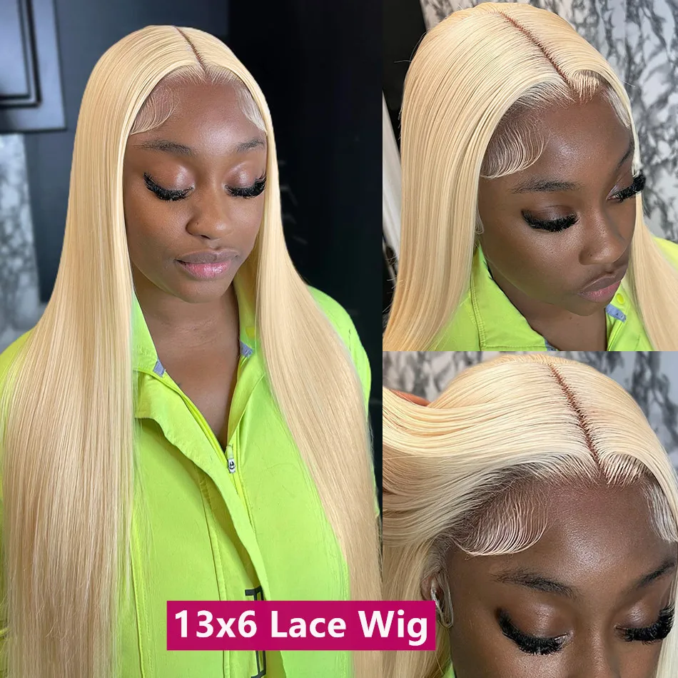 30 38 Inch Straight Blonde Wig Human Hair 13X4 13X6 Hd Blonde Lace Frontal 613 Color Brazilian Pre Plucked Wigs For Women 200% 30 38 Inch Straight Blonde Wig Human Hair 13X4 13X6 Hd Blonde Lace Frontal 613 Color Brazilian Pre Plucked Wigs For Women 200% - Image 3