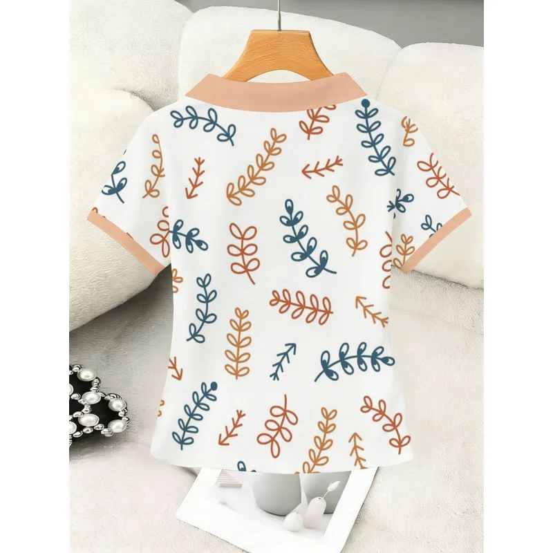 A Stylish And Versatile Women'S Button-Free Polo Shirt For 2026—A Chic, Go-To Top Perfect For The Daily Commute. A Stylish And Versatile Women'S Button-Free Polo Shirt For 2026—A Chic, Go-To Top Perfect For The Daily Commute. - Image 2
