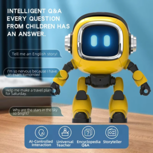 AI Robot Companion Easy Operations Electric Robot For Kids Travel Home Education Remote Control Toy Children's Electric Mechanic