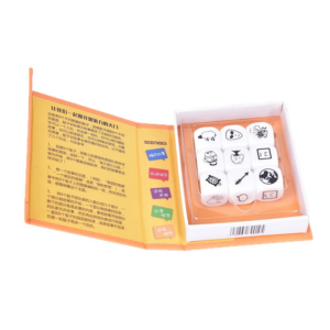 9 stücke Geschichte Würfel Puzzle Brettspiel erzählen Geschichte Kinder lustiges englisches Spiel