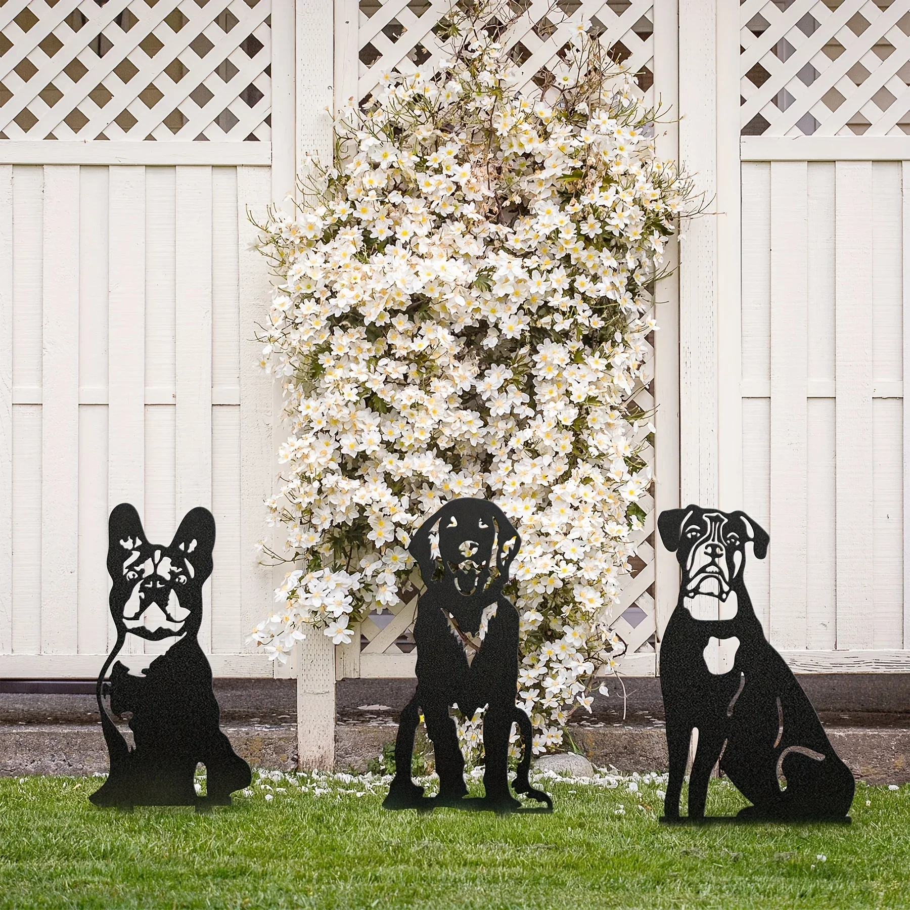Tiki – Inspirierte Dobermann Pinscher-Rasenpfähle Für Den Hinterhof – Metallkunst Für Hunde Für Den Garten, Als Bezaubernde Festival-Dekoration Und Hofdekorationen Tiki – Inspirierte Dobermann Pinscher-Rasenpfähle Für Den Hinterhof – Metallkunst Für Hunde Für Den Garten, Als Bezaubernde Festival-Dekoration Und Hofdekorationen - Image 5