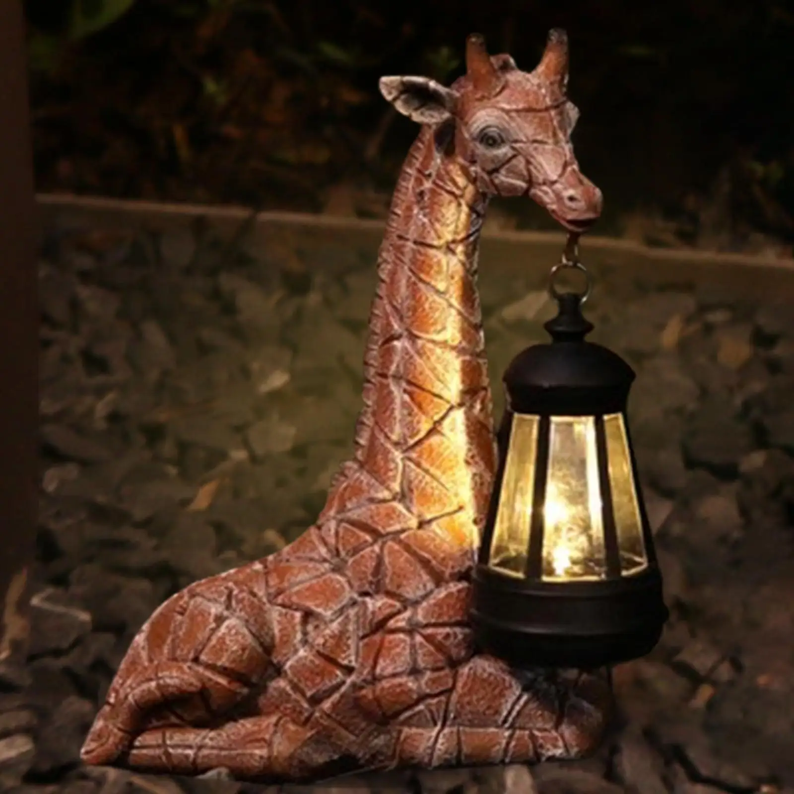 Garten-Giraffenstatue, Tierskulptur Mit Solarlicht, Schönes Geschenk Zum Sammeln Garten-Giraffenstatue, Tierskulptur Mit Solarlicht, Schönes Geschenk Zum Sammeln