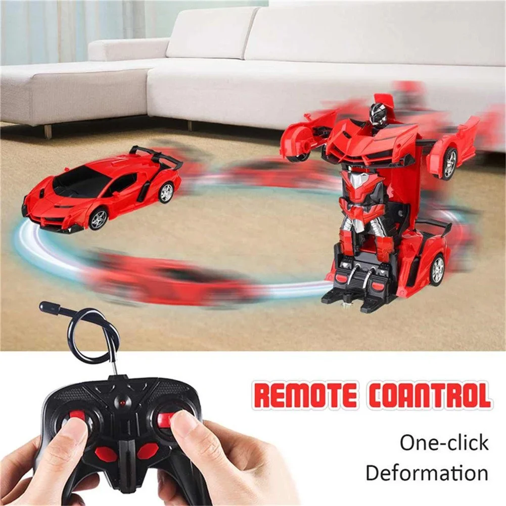 2-In-1 Rc Car Robot, Remote Control Transforming Toy Vehicle, Deformation Racing Car Model, Automatic Conversion Kids Boys Gifts 2-In-1 Rc Car Robot, Remote Control Transforming Toy Vehicle, Deformation Racing Car Model, Automatic Conversion Kids Boys Gifts - Image 4