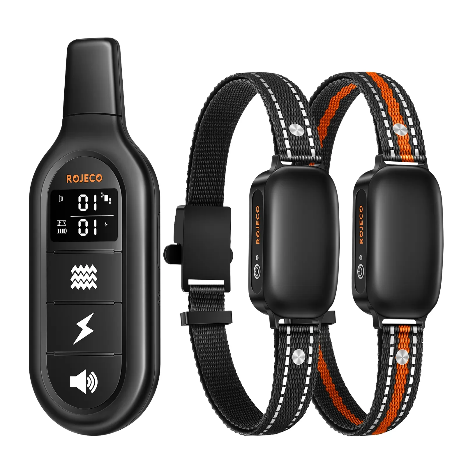 ROJECO Elektrisches Hundeerziehungshalsband mit Fernbedienung, wasserdicht IPX7, Anti-Bell-Halsband - Image 9