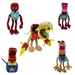 POPPY PLAYTIME Cartoon Boxy Boo Spielzeug Gruselige Spiel-Charakterpuppen Roter Roboter Gefüllte Plüschpuppen Feiertagsgeschenk Sammlerpuppen