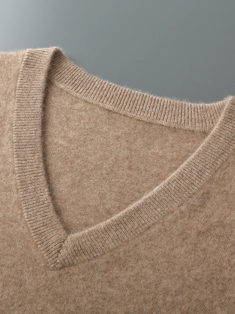 Männer Wolle V-Ausschnitt Pullover Weste Pullover Herbst Winter Grundlegende Casual Kaschmir 100% Merino Wolle Gestrickte Weiche Ärmellose Weste Top Männer Wolle V-Ausschnitt Pullover Weste Pullover Herbst Winter Grundlegende Casual Kaschmir 100% Merino Wolle Gestrickte Weiche Ärmellose Weste Top - Image 6