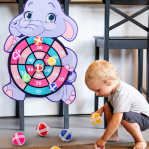Kind Montessori Spielzeug für Kinder 2 bis 4 Jahre alt Cartoon Tier Dartscheibe Klebrige Kugel Familie Interaktives Lernspielzeug Baby