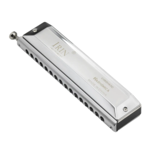 16 Hole 64 Tones Chromatic Harmonica Mouth Organ Key of C Reed Wind Instrument for Beginners Adults Music Lovers with Cleaning