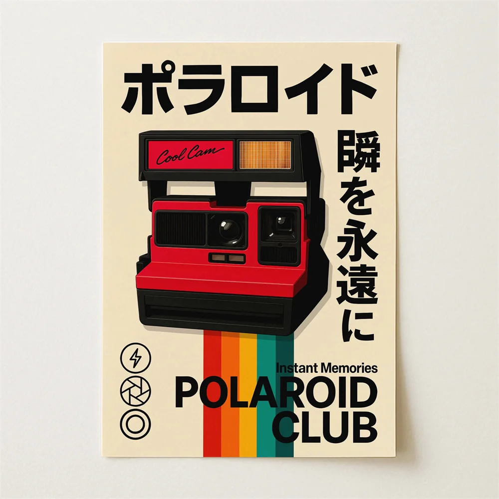Retro-Bild-Camcorder, Kassetten, Japanische Kunst-Leinwandgemälde Und Wandgemälde Für Die Dekoration Ihres Zuhauses Und Ihres Wohnzimmers Retro-Bild-Camcorder, Kassetten, Japanische Kunst-Leinwandgemälde Und Wandgemälde Für Die Dekoration Ihres Zuhauses Und Ihres Wohnzimmers - Image 13