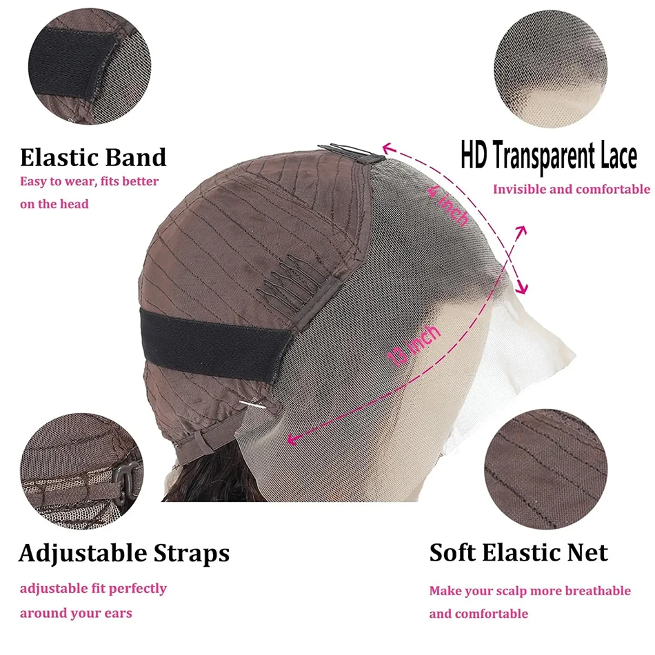 Pixie Cut 13X4 Transparente Lace-Front-Perücke Aus Echthaar Für Damen, Kurze, Glatte Lace-Frontal-Perücke, 250% Dichte, Für Alltag, Party, Muttertagsgeschenk Pixie Cut 13X4 Transparente Lace-Front-Perücke Aus Echthaar Für Damen, Kurze, Glatte Lace-Frontal-Perücke, 250% Dichte, Für Alltag, Party, Muttertagsgeschenk - Image 6