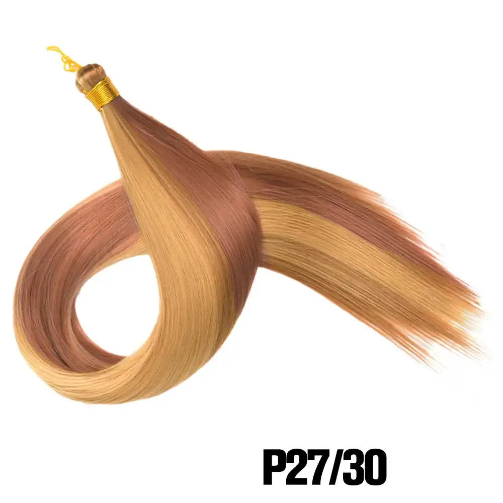 28 Inch 150G Bone Straight Silky Crochet Braiding Hair Synthetic Bulk High Temperature Hair Bundles Extension For Women 28 Inch 150G Bone Straight Silky Crochet Braiding Hair Synthetic Bulk High Temperature Hair Bundles Extension For Women - Image 24