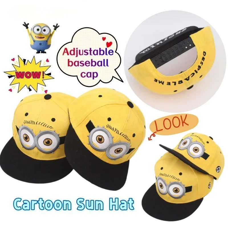 Minions Baseballcap Verstellbar – Kappe Mit Cartoon-Motiv Für Kinder Minions Baseballcap Verstellbar – Kappe Mit Cartoon-Motiv Für Kinder