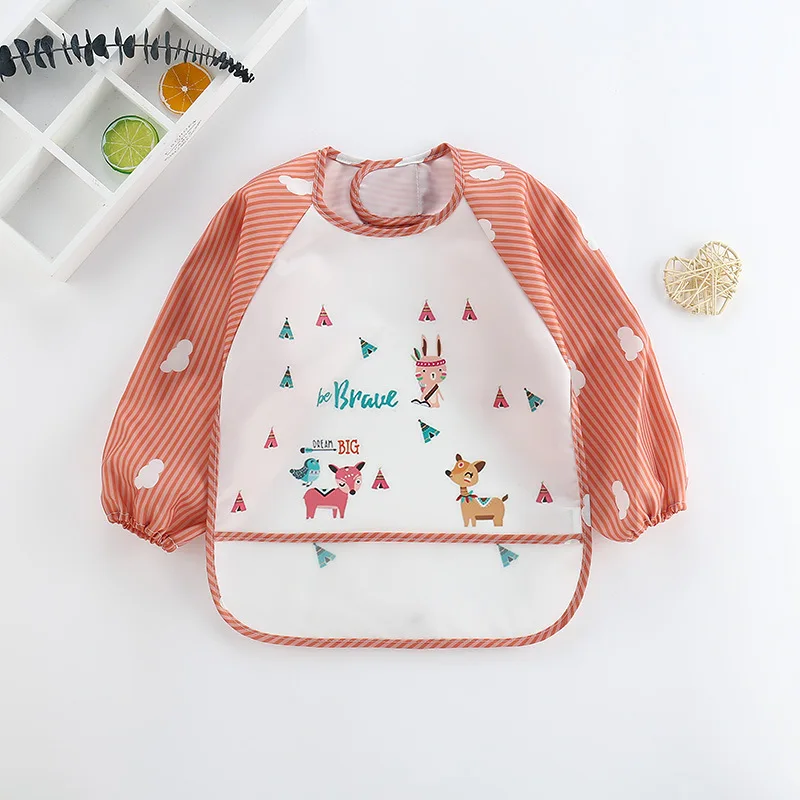 Wasserdichtes Ärmellätzchen mit Tasche, 0–3 Jahre - Image 3