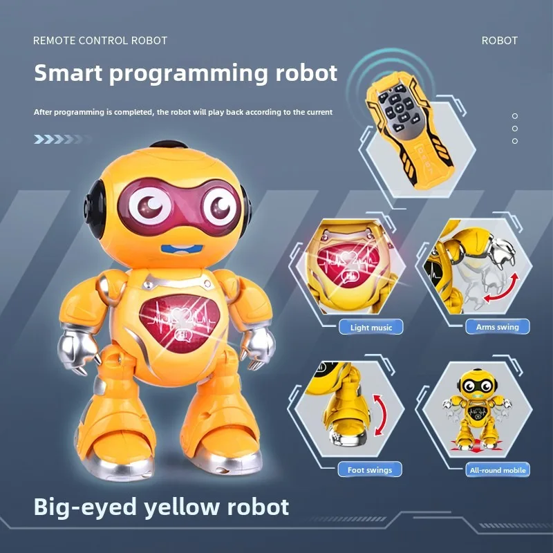 Ferngesteuerter Roboter Als Kinderspielzeug Für Jungen, Kann Tanzen Und Singen, Sprachinteraktive Programmierung, Geeignet Für 4-8 Jahre Ferngesteuerter Roboter Als Kinderspielzeug Für Jungen, Kann Tanzen Und Singen, Sprachinteraktive Programmierung, Geeignet Für 4-8 Jahre - Image 3
